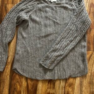 LOFT Textured Gray Women's Sweater